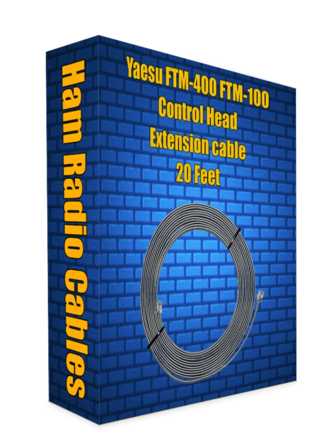 Yaesu FTM-400 FTM-100 Control Head Extension cable 20 Feet