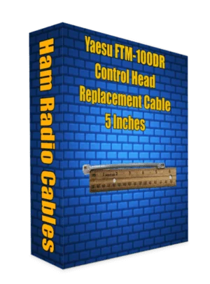 Yaesu FTM-100DR Control Head Replacement Cable 5 Inches