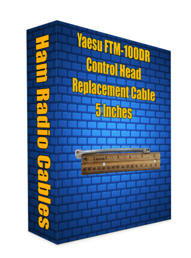 Yaesu FTM-100DR Control Head Replacement Cable 5 Inches