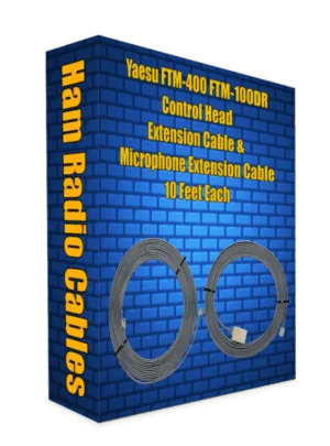 Yaesu FTM-400 FTM-100DR Control Head Extension Cable & Microphone Extension Cable 10 Feet Each