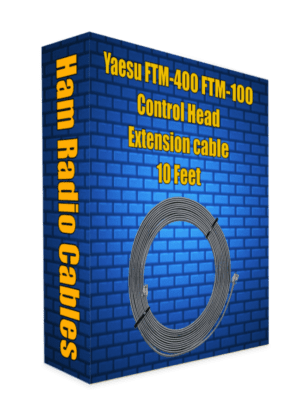 Yaesu FTM-400 FTM-100 Control Head Extension cable 10 Feet
