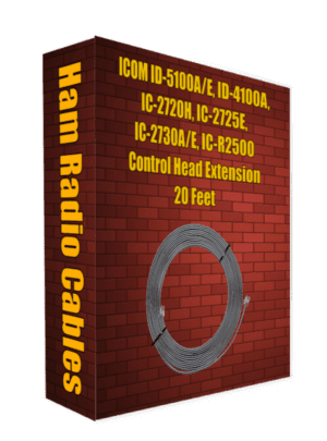 ICOM ID-5100A/E, ID-4100A, IC-2720H, IC-2725E, IC-2730A/E, IC-R2500 Control Head Extension 20 Feet