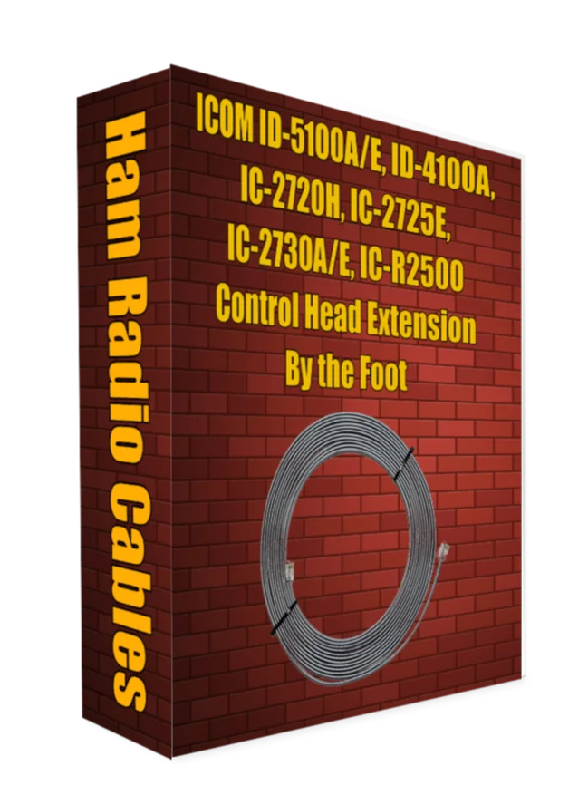 ICOM ID-5100A/E, ID-4100A, IC-2720H, IC-2725E, IC-2730A/E, IC-R2500 Control Head Extension By the Foot