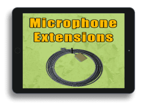 Microphone Extension Cables