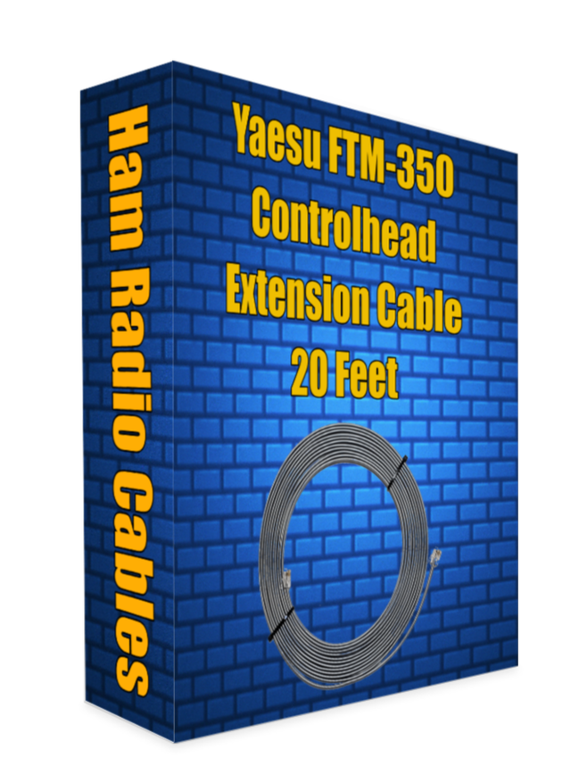 Yaesu FTM-350 Control Head Extension cable 20 Feet