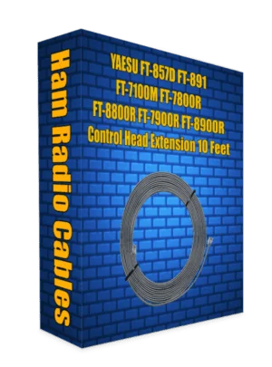 YAESU FT-857D FT-891 FT-7100M FT-7800R FT-8800R FT-7900R FT-8900R Control Head Extension 10 Feet