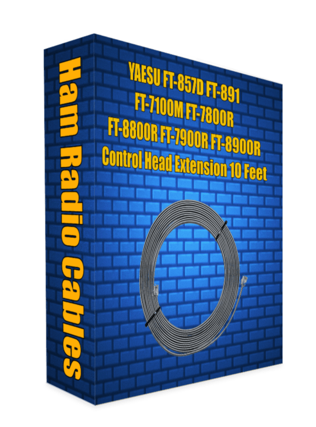 YAESU FT-857D FT-891 FT-7100M FT-7800R FT-8800R FT-7900R FT-8900R Control Head Extension 10 Feet
