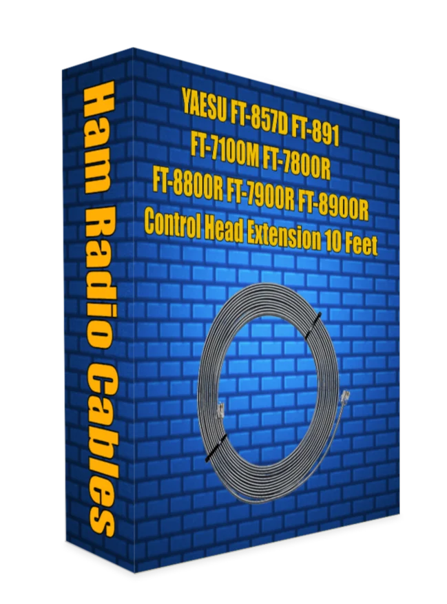 YAESU FT-857D FT-891 FT-7100M FT-7800R FT-8800R FT-7900R FT-8900R Control Head Extension 10 Feet
