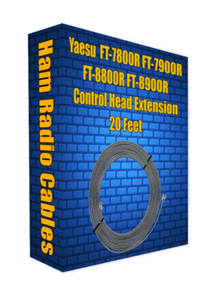 Yaesu FT-7800R FT-7900R FT-8800R FT-8900R Control Head Extension 20 Feet
