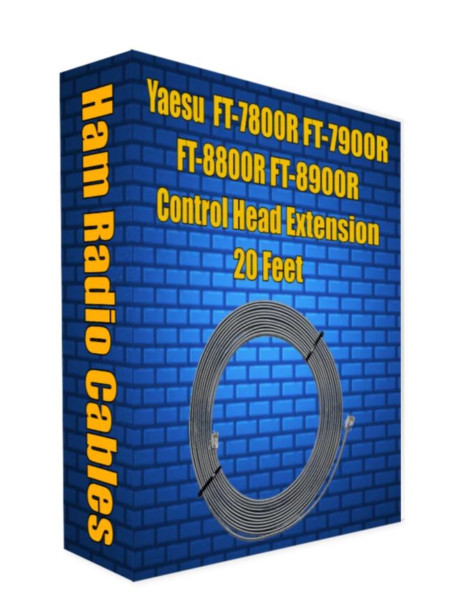 Yaesu FT-7800R FT-7900R FT-8800R FT-8900R Control Head Extension 20 Feet