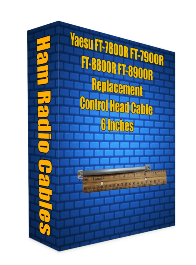 Yaesu FT-7800R FT-7900R FT-8800R FT-8900R Replacement Control Head Cable 6 Inches