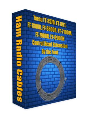Yaesu FT-857D, FT-891, FT-7800R, FT-8800R, FT-7100M, FT-7900R, FT-8900R Control Head Extension By the Foot
