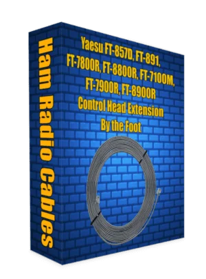 Yaesu FT-857D, FT-891, FT-7800R, FT-8800R, FT-7100M, FT-7900R, FT-8900R Control Head Extension By the Foot
