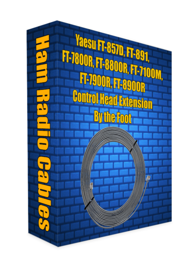 Yaesu FT-857D, FT-891, FT-7800R, FT-8800R, FT-7100M, FT-7900R, FT-8900R Control Head Extension By the Foot