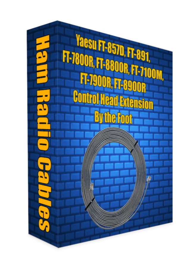 Yaesu FT-857D, FT-891, FT-7800R, FT-8800R, FT-7100M, FT-7900R, FT-8900R Control Head Extension By the Foot