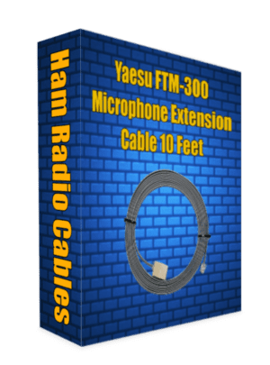 Yaesu FTM-300 Microphone Ext. Cable 10 Feet