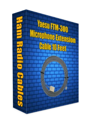 Yaesu FTM-300 Microphone Ext. Cable 10 Feet