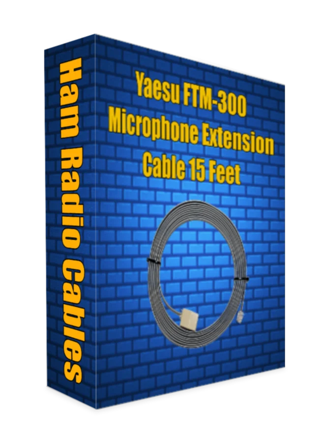 Yaesu FTM-300 Microphone Extension Cable - 15 Foot