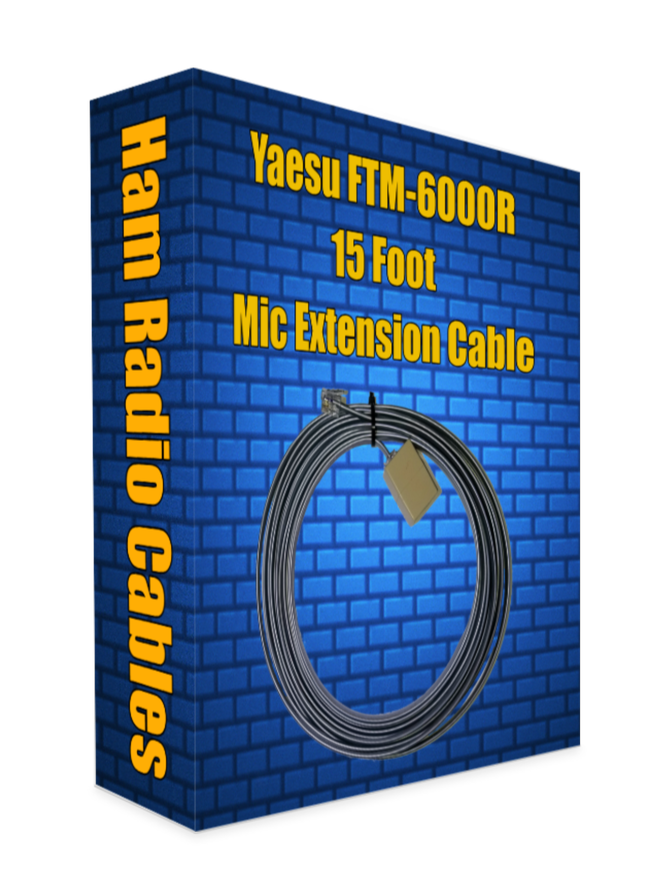 Yaesu FTM-6000r 15 Foot Microphone Ext. Cable