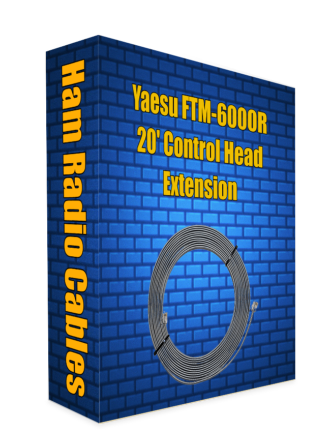 Yaesu FTM-6000r Control Head Extension cable SCU-47 equivalent USA Made 20 Feet