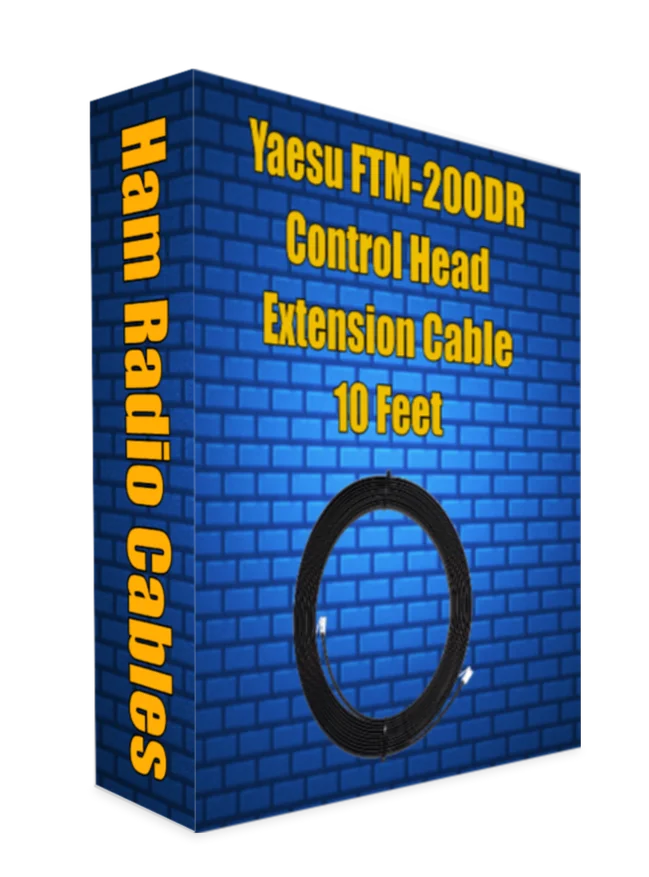 Yaesu FTM-200DR Control Head Extension cable SCU-47 equivalent USA Made 10 Feet