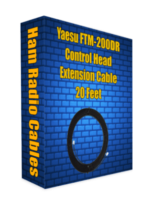 Yaesu FTM-200DR Control Head Extension cable SCU-47 equivalent USA Made 20 Feet