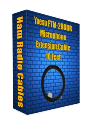 Yaesu FTM-200DR Microphone Ext. Cable 10 Feet