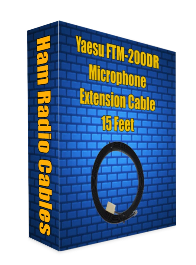 Yaesu FTM-200DR Microphone Extension Cable - 15 Foot