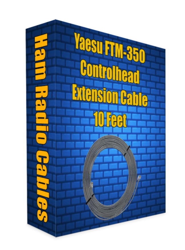 Yaesu FTM-350 Control Head Extension cable 10 Feet