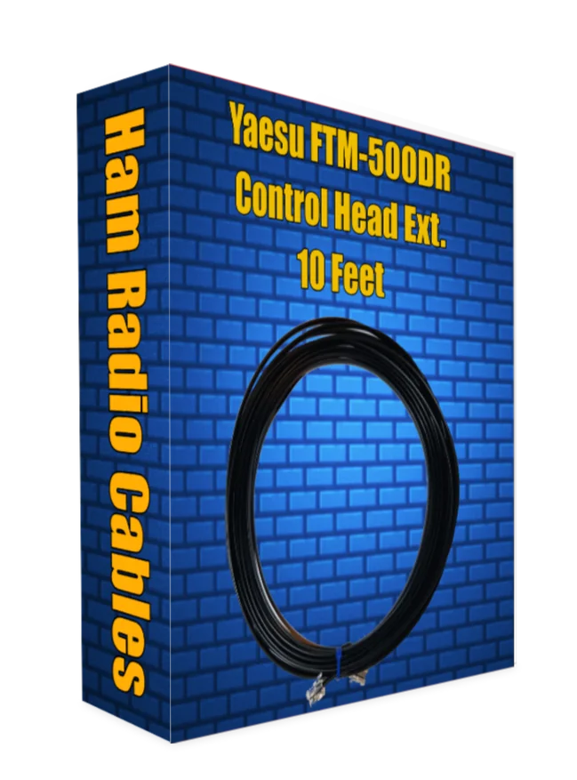 Yaesu FTM-500DR & FTM-510DR ASP Control Head Extension cable 10 Feet